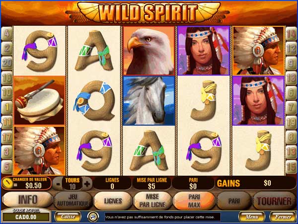Слот «Wild Spirit» на сайте казино Фортуна Плей